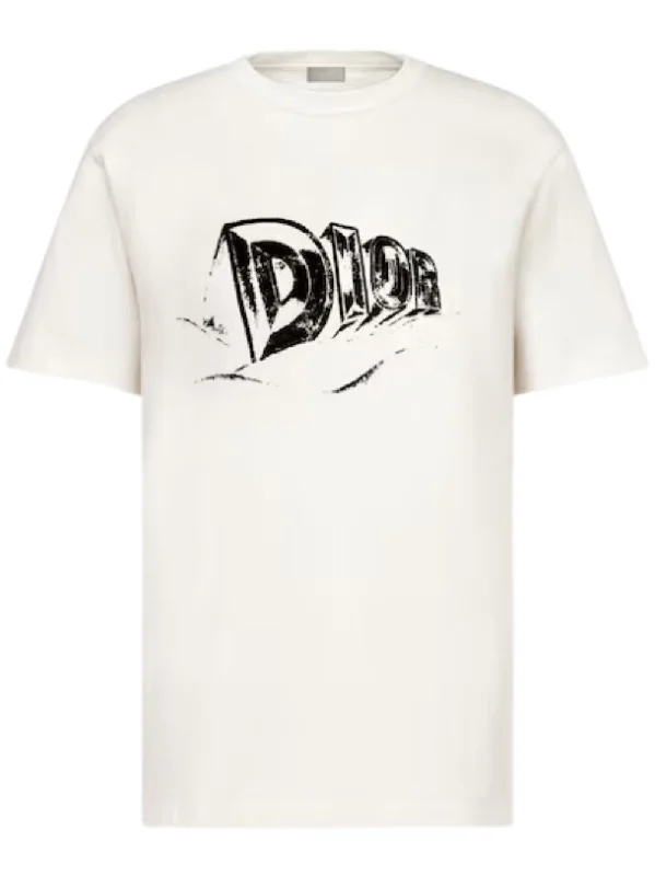 Dior Slub Cotton Jersey T-Shirt