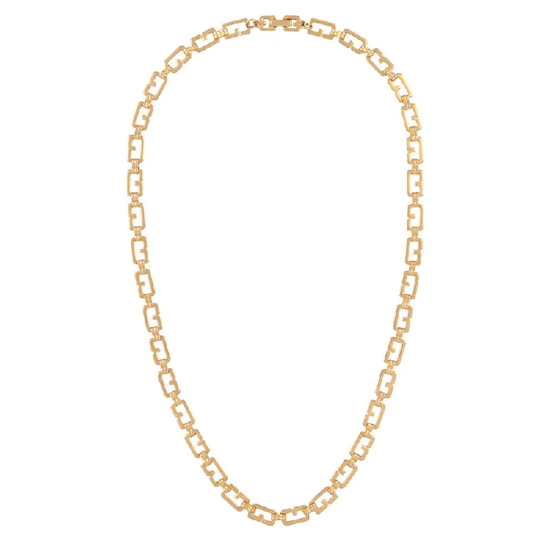 1980s Vintage Givenchy Signature G Necklace