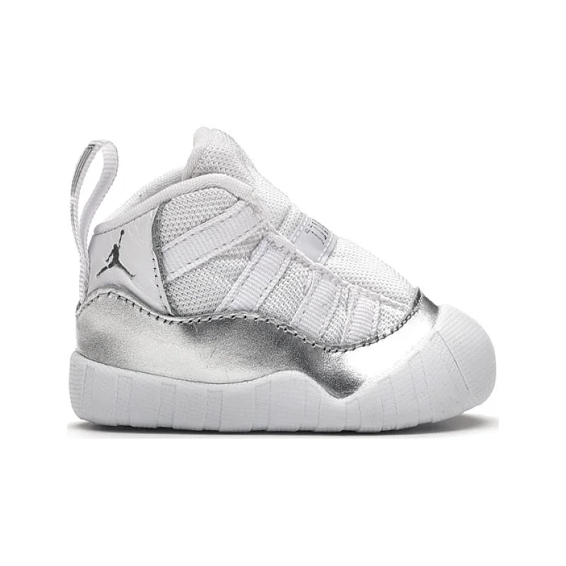 Jordan 11 Crib Bootie White Platinum (I)