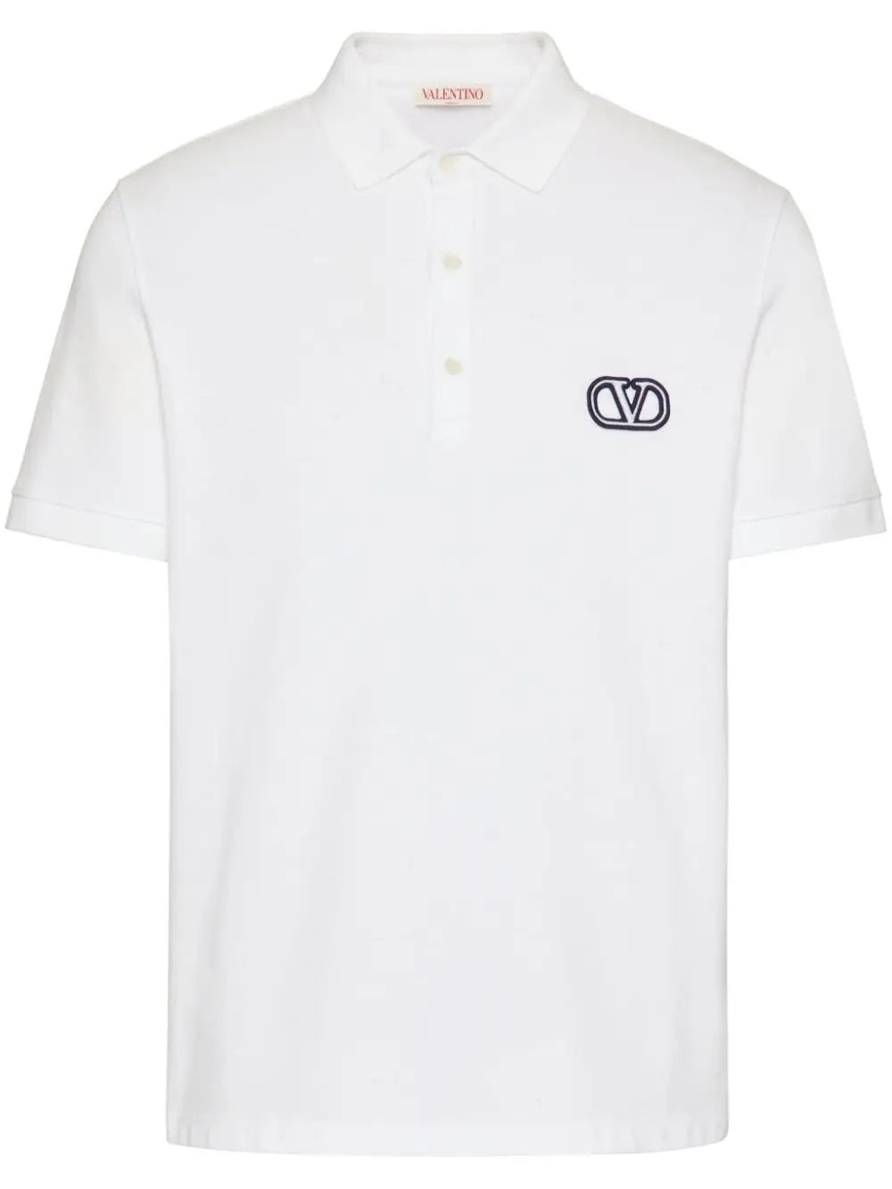 Valentino VLogo Polo Shirt White