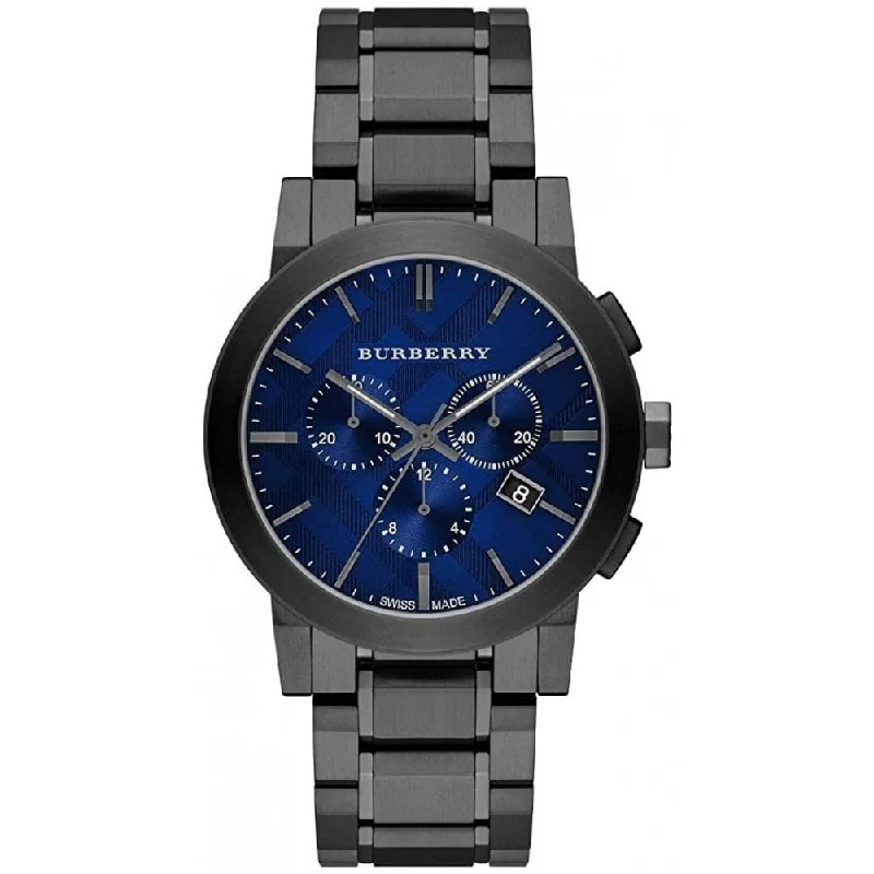 Burberry BU9365 Chronograph The City Gun Metal Men's Watch