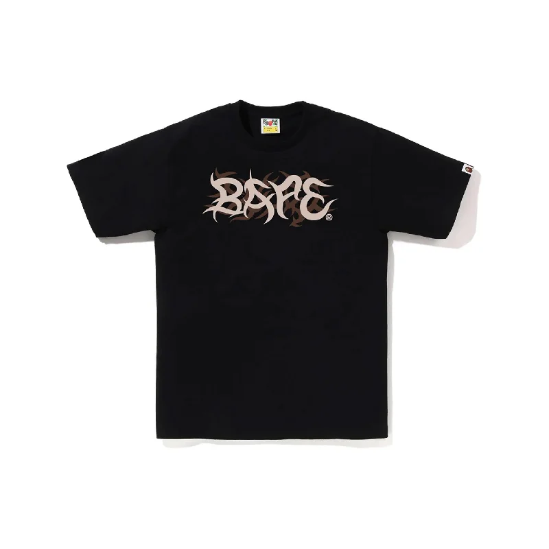 Bape Trial Camo Logo Tee Black