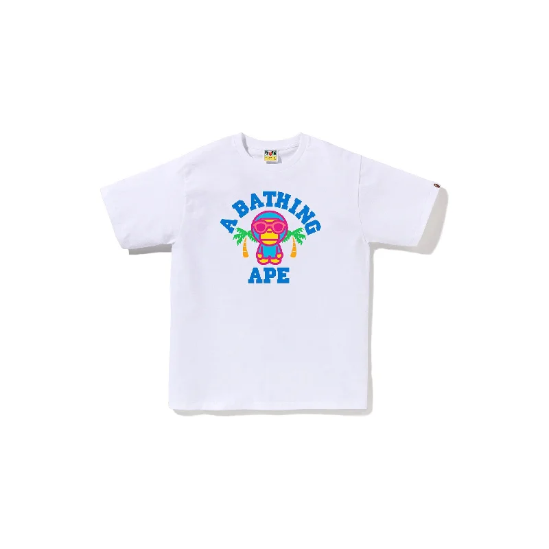 Bape Colors Milo College Summer Tee White