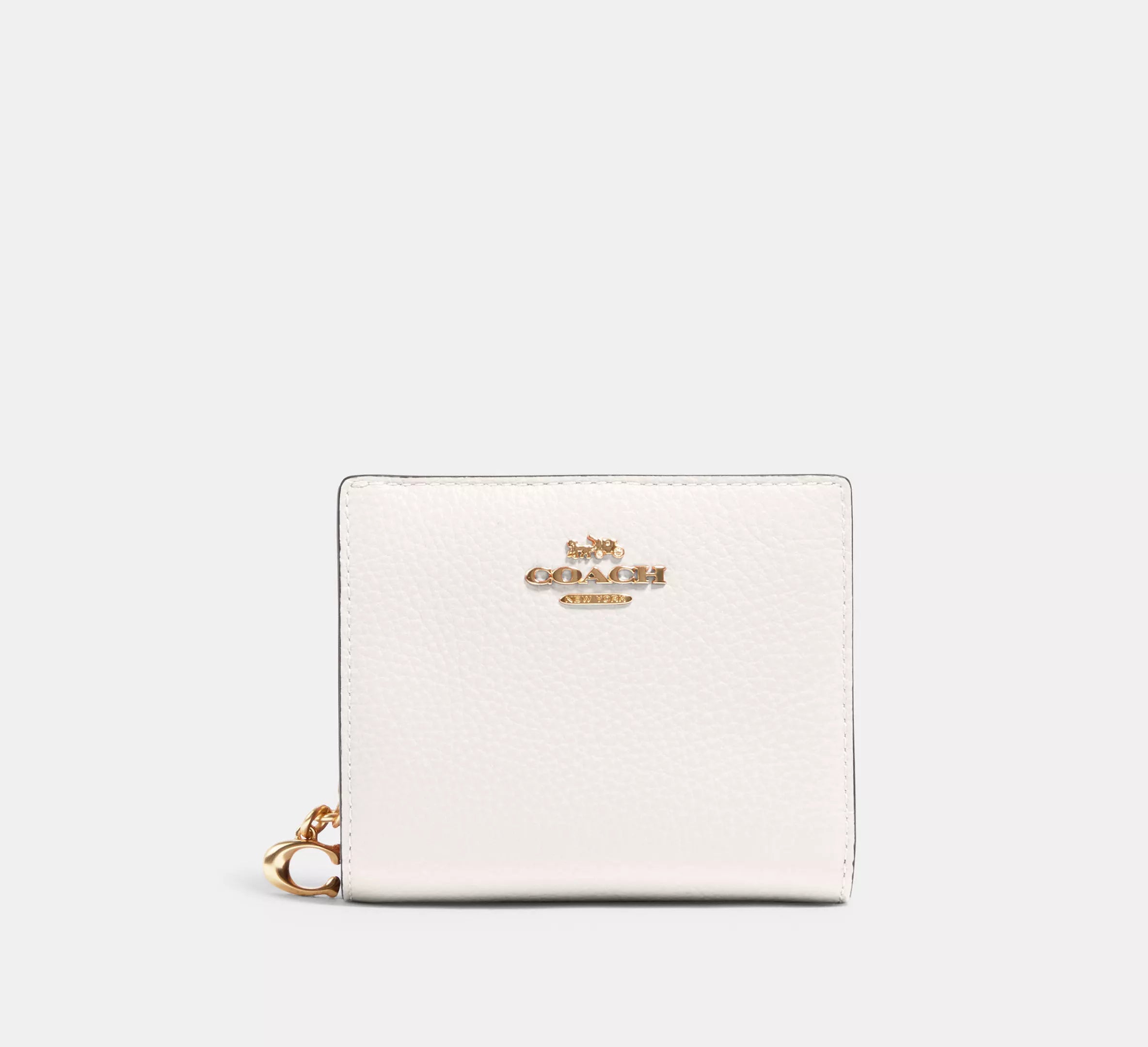 pebbled leather/Gold/Chalk