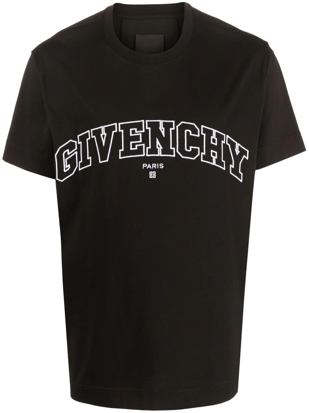Givenchy College Embroidered T-Shirt Black