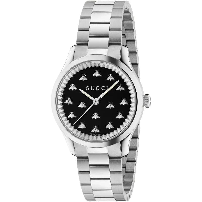 Gucci YA1265034 G-Timeless Black Dial Ladies Watch