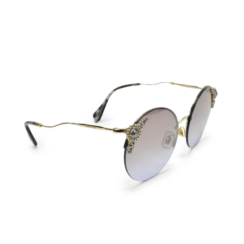 Miu Miu Embellished Sunglasses