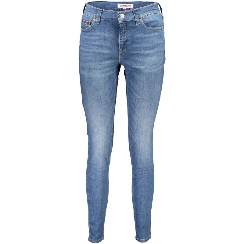 Tommy Hilfiger Light Blue Cotton Women Skinny Jean