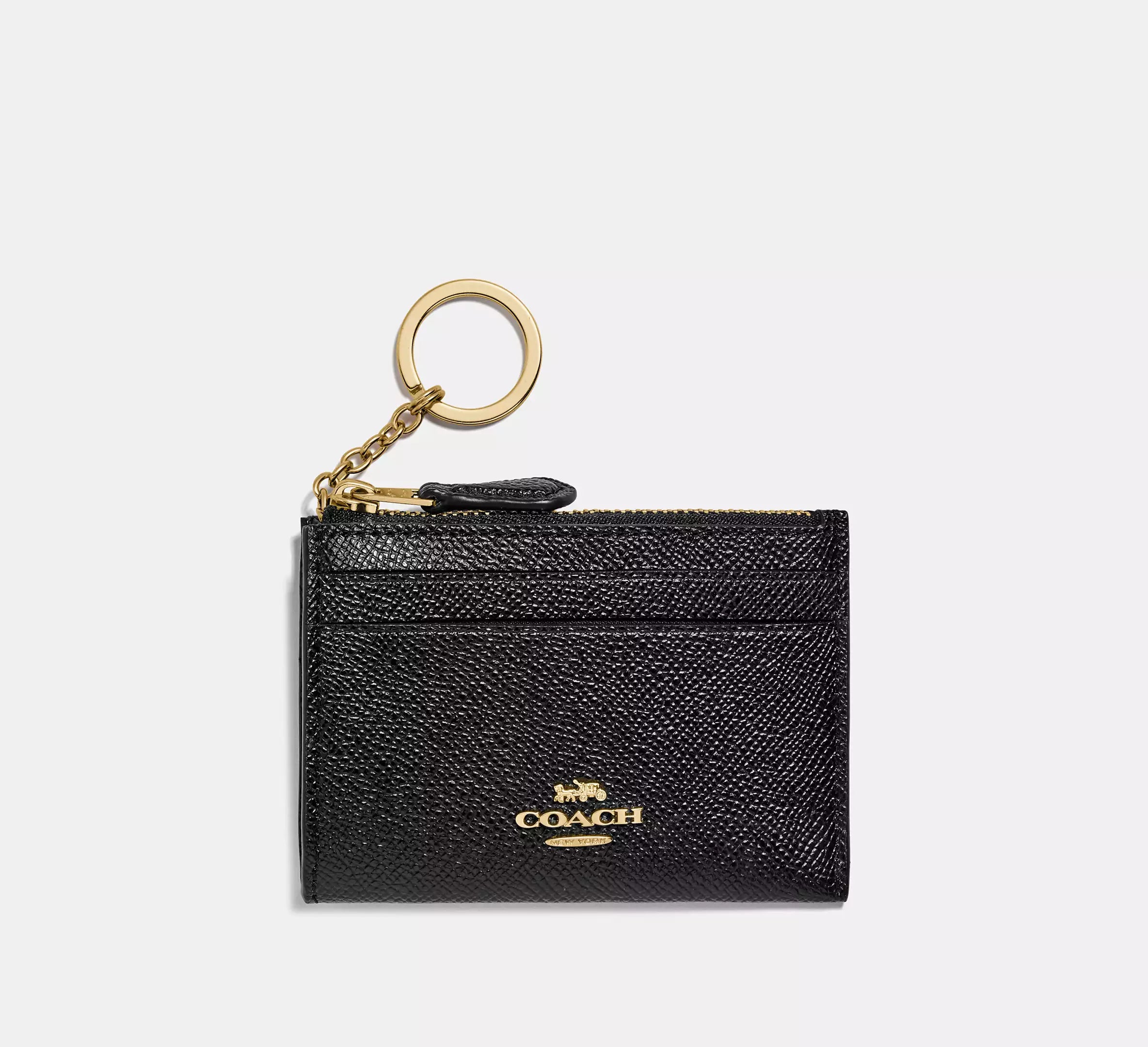 crossgrain leather/Gold/Black