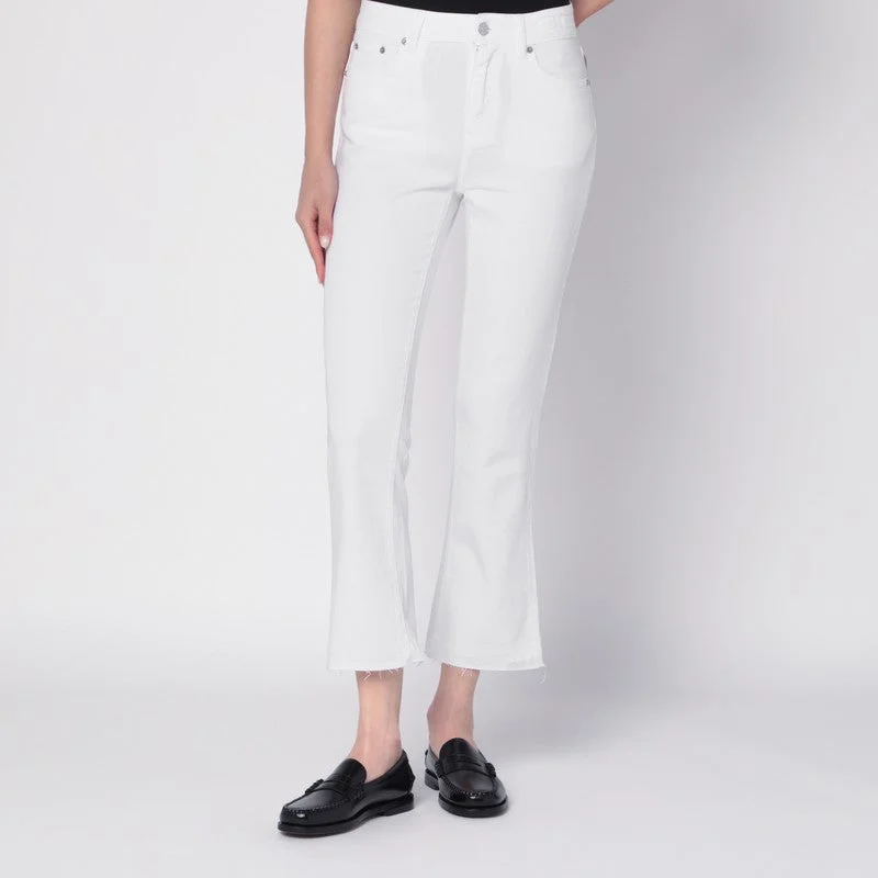 DEPARTMENT 5 White Clar bootcut jeans