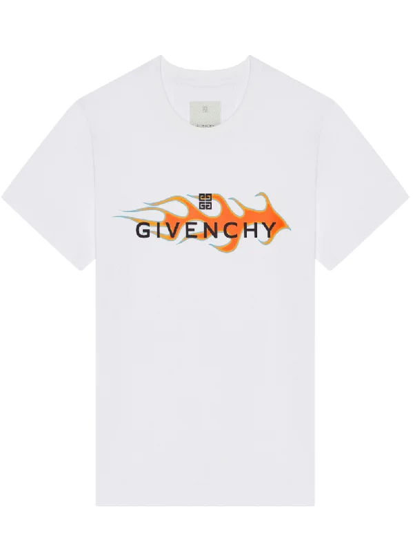 Givenchy Flames T-Shirt White