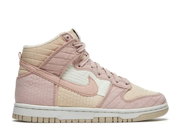 WMNS DUNK HIGH LX NEXT NATURE 'TOASTY'- PINK OXFORD