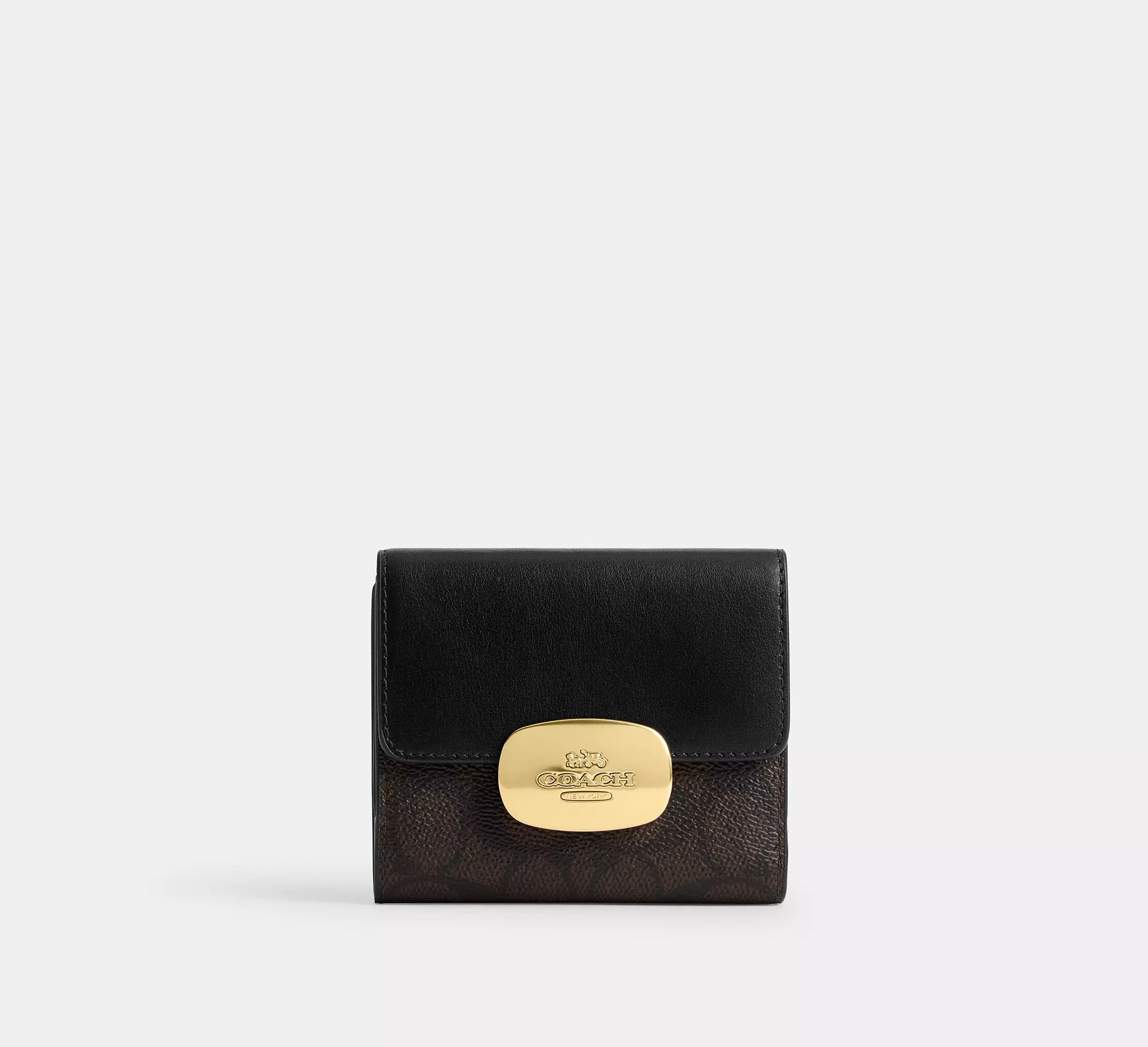 signature canvas/Gold/Walnut/Black