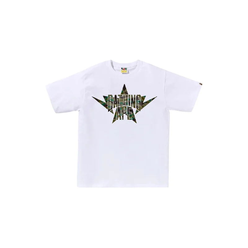 Bape 1st Camo Twin STA NYC Tee White