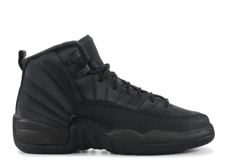 AIR JORDAN 12 RETRO WINTERIZED GS 'TRIPLE BLACK'