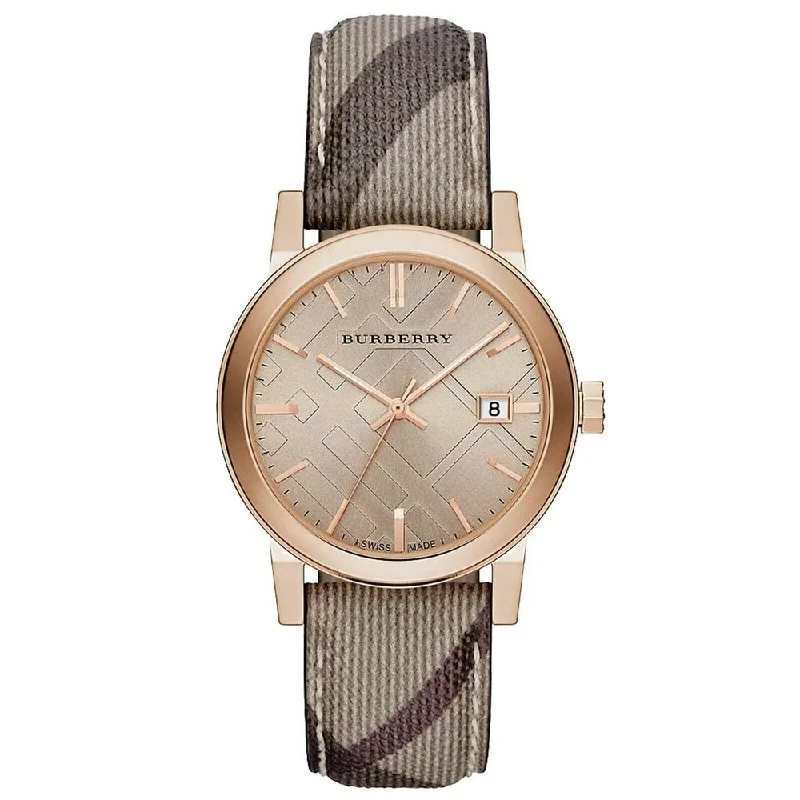 Burberry BU9040 The City Rose Gold Tone Women's Watch