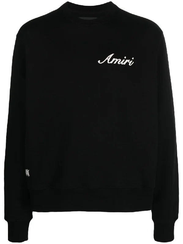 Amiri Script Logo Embroidered Sweatshirt