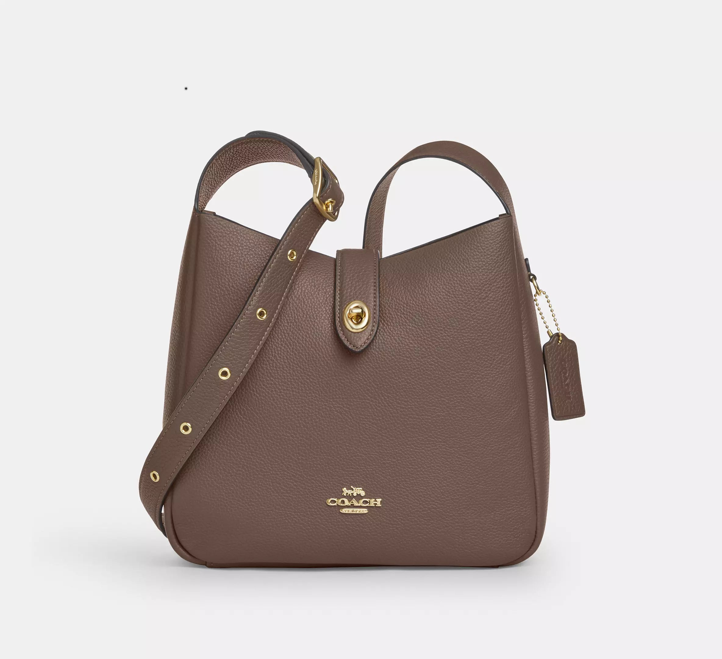 pebbled leather/Gold/Dark Stone