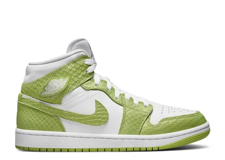 WMNS AIR JORDAN 1 MID SE 'GREEN PYTHON'