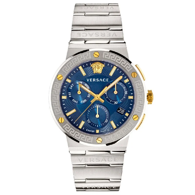 Versace VEZ900221 Greca Logo Chrono Luxury Men's Watch