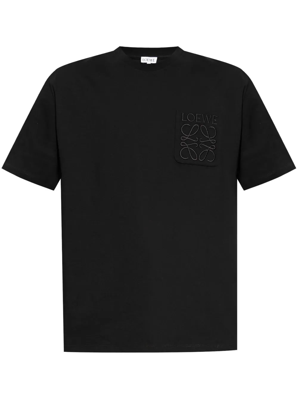 Loewe Anagram Pocket Embroidery T-Shirt Black
