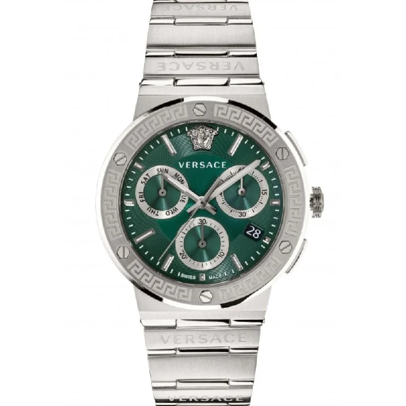 Versace VEZ900121 Greca Logo Chrono Luxury Men's Watch