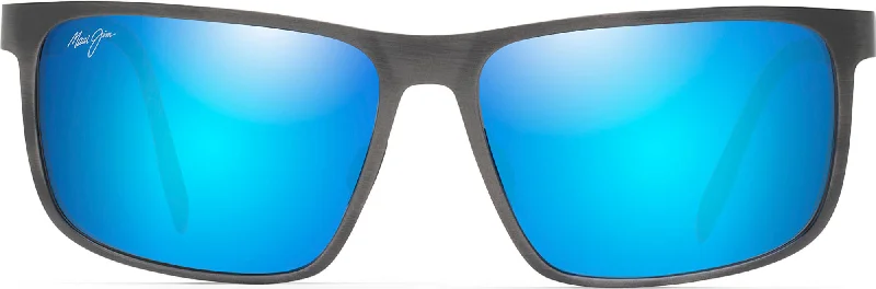 Brushed Dark Gunmetal/Blue Hawaii