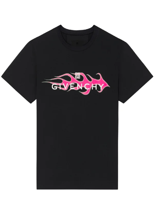 Givenchy Flames T-Shirt Black