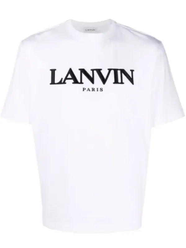 Lanvin Embroidered Logo T-Shirt