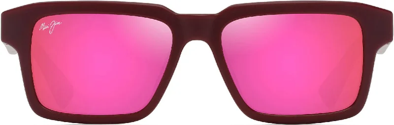 Matte Burgundy/Maui Ui Sunrise Lenses