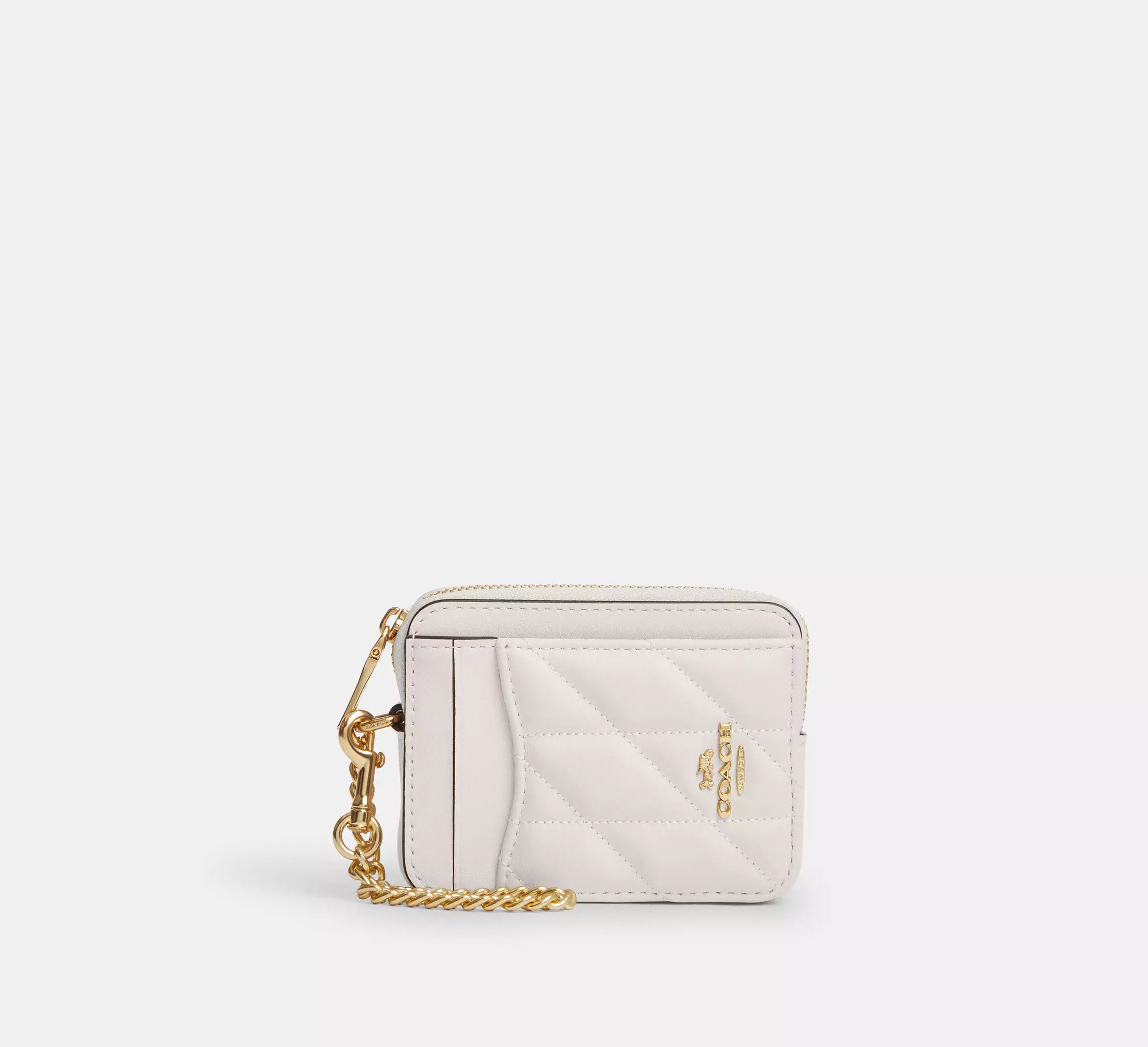 novelty leather/Gold/Chalk