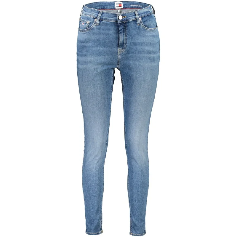 Tommy Hilfiger Blue Cotton Jeans & Pant