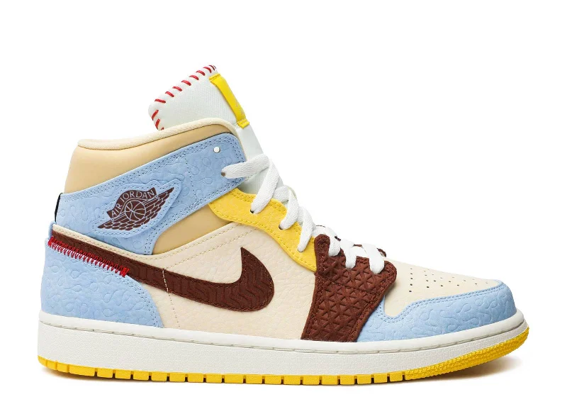 MAISON CHATEAU ROUGE X AIR JORDAN 1 MID SE 'FEARLESS'