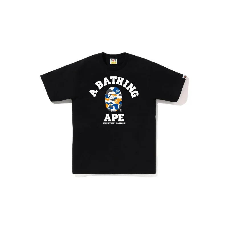 Bape Store Maebashi Camo College Tee Black