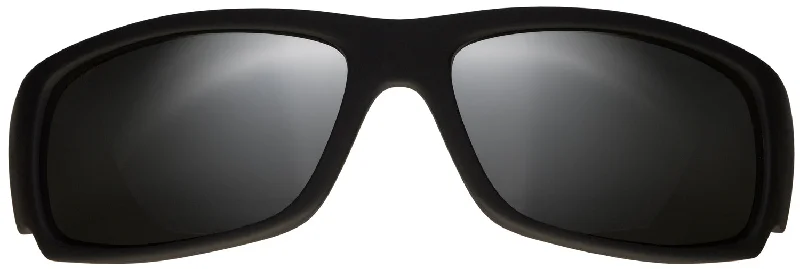 Blk Rubber/Grey Lens