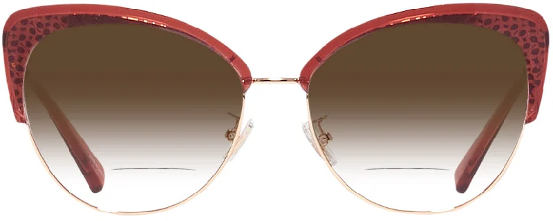 Burgundy/shiny Rose Gold