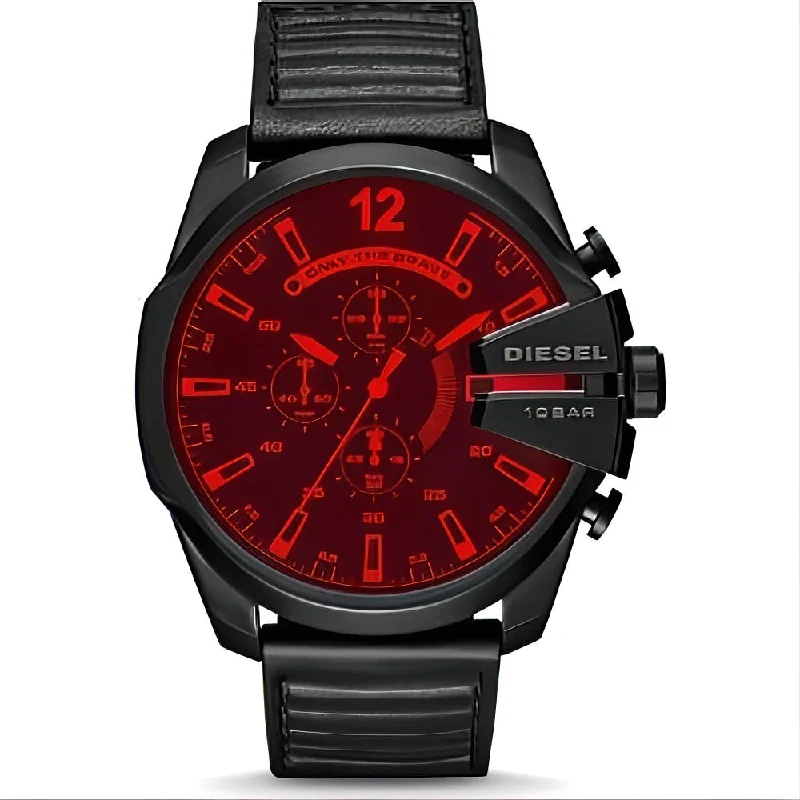 Diesel DZ4460 Mega Chief Chronograph Quartz Red Dial Men's Watch