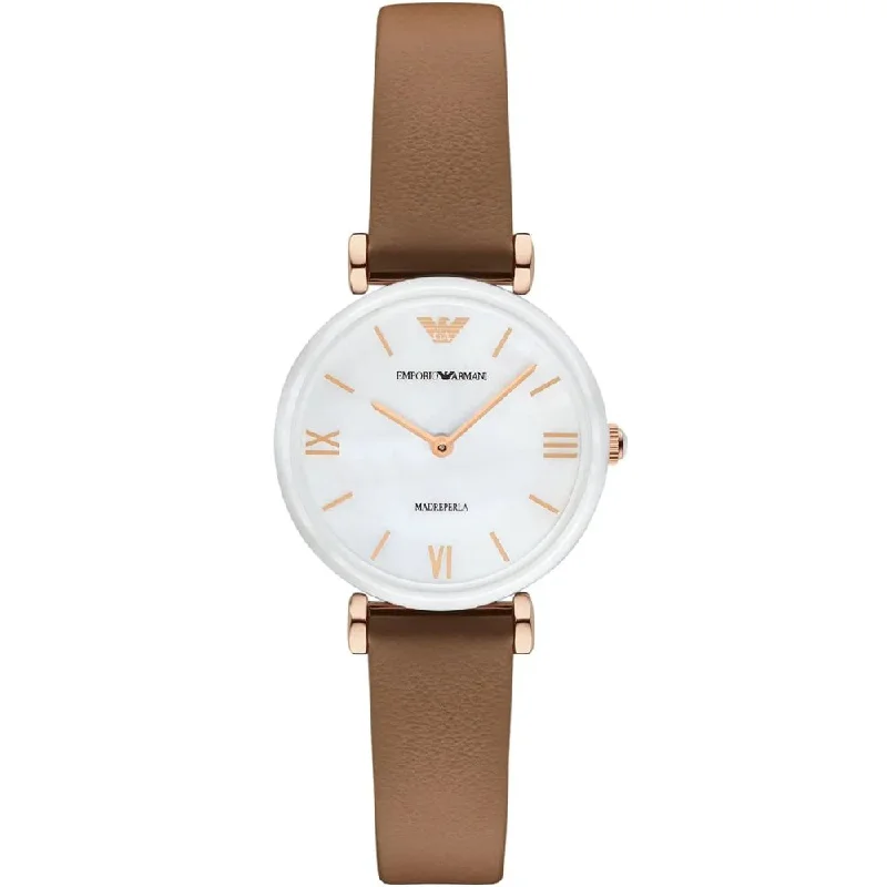Emporio Armani AR11040 Mother of pearl Dial Ladies Watch