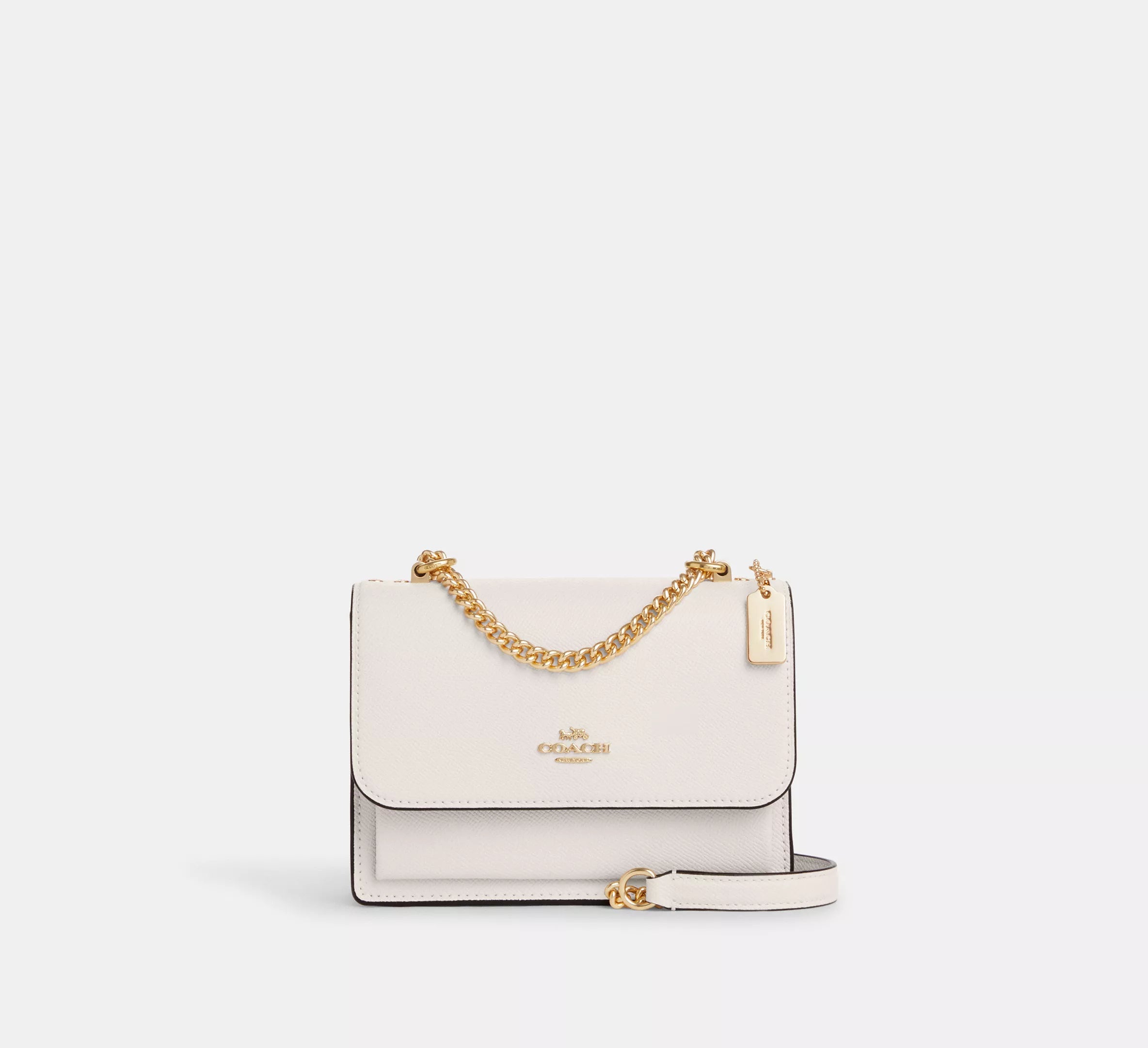 crossgrain leather/Gold/Chalk