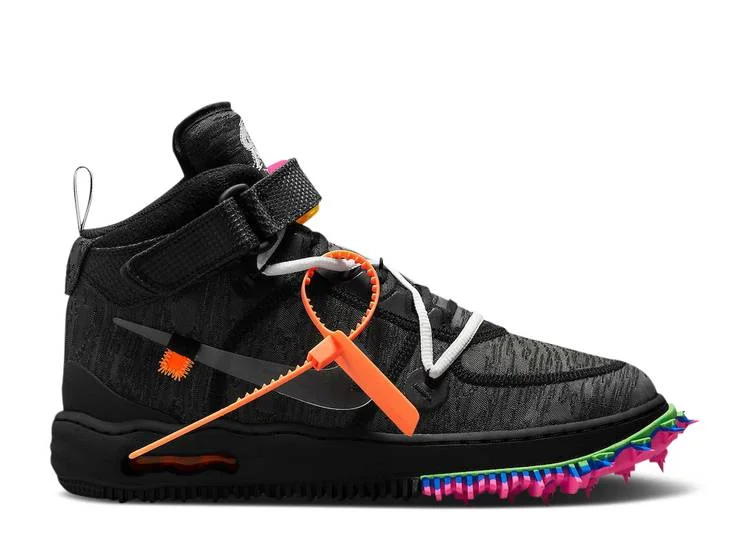 OFF-WHITE X AIR FORCE 1 MID 'BLACK'