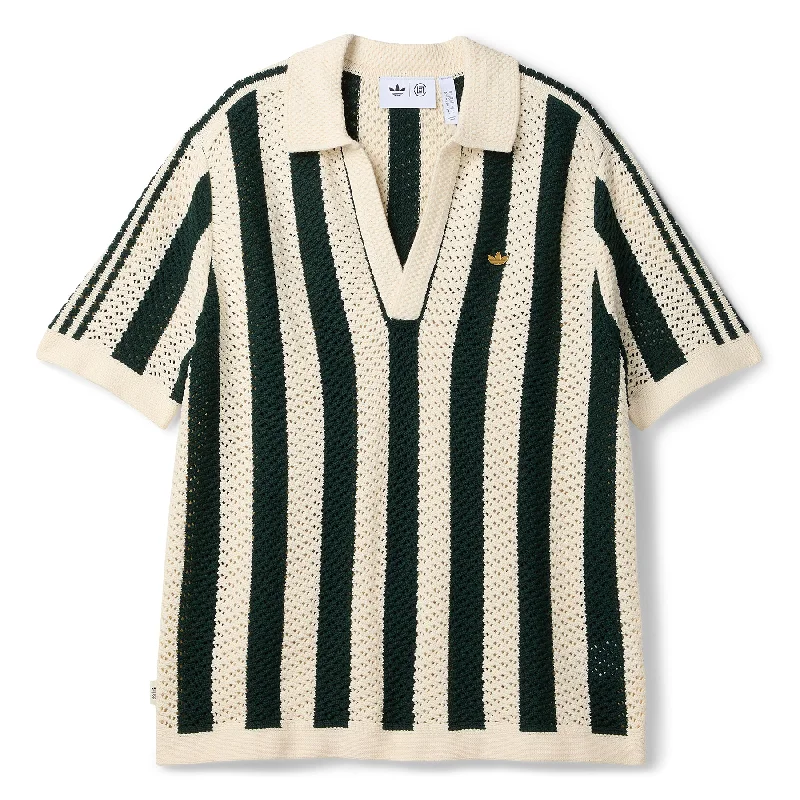 Clot x adidas Knit Polo (Green Night/Cream White)