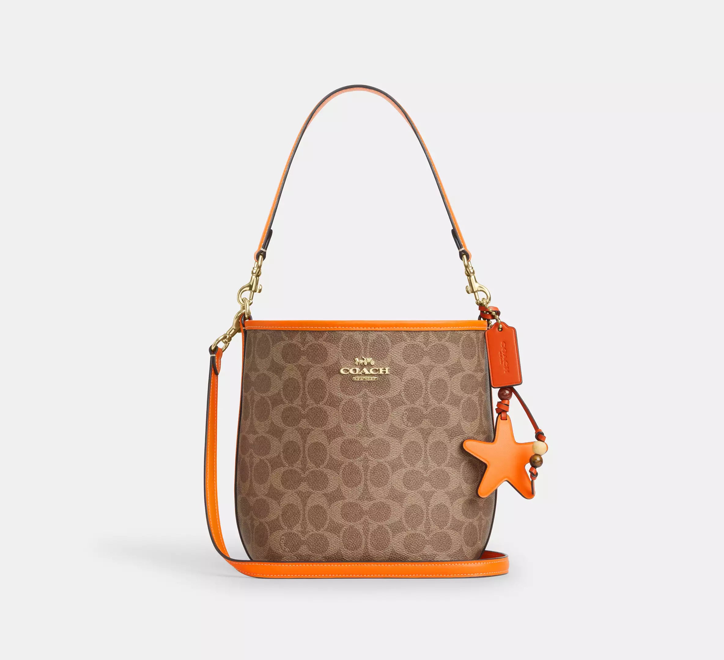signature canvas/Im/Tan/Bright Mandarin