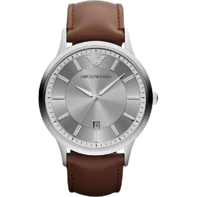 Emporio Armani AR2463 Classic Silver Dial Men's Watch