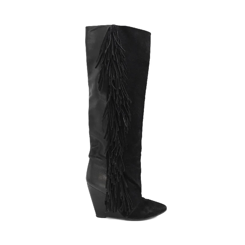 Isabel Marant 'Manly' Fringe Boots - Women's 41