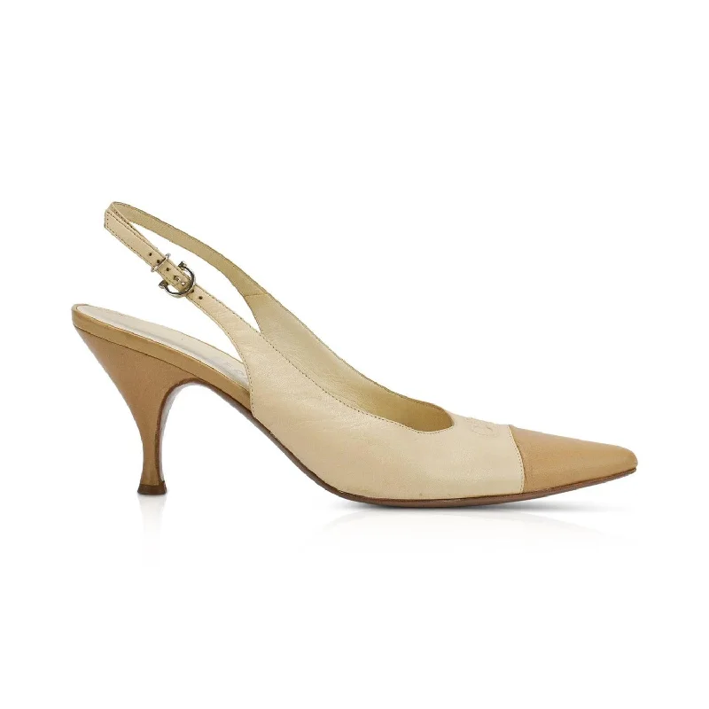 Salvatore Ferragamo Slingback Heels - Women's 8