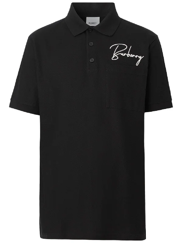 Burberry Signature Polo Shirt Black