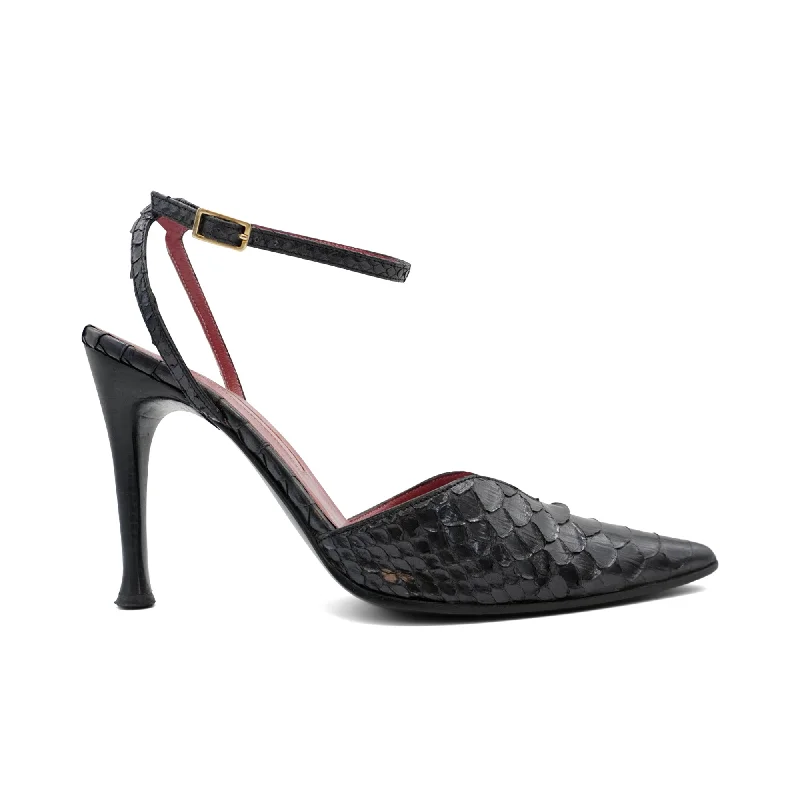Sergio Rossi Python Heels - Women's 38