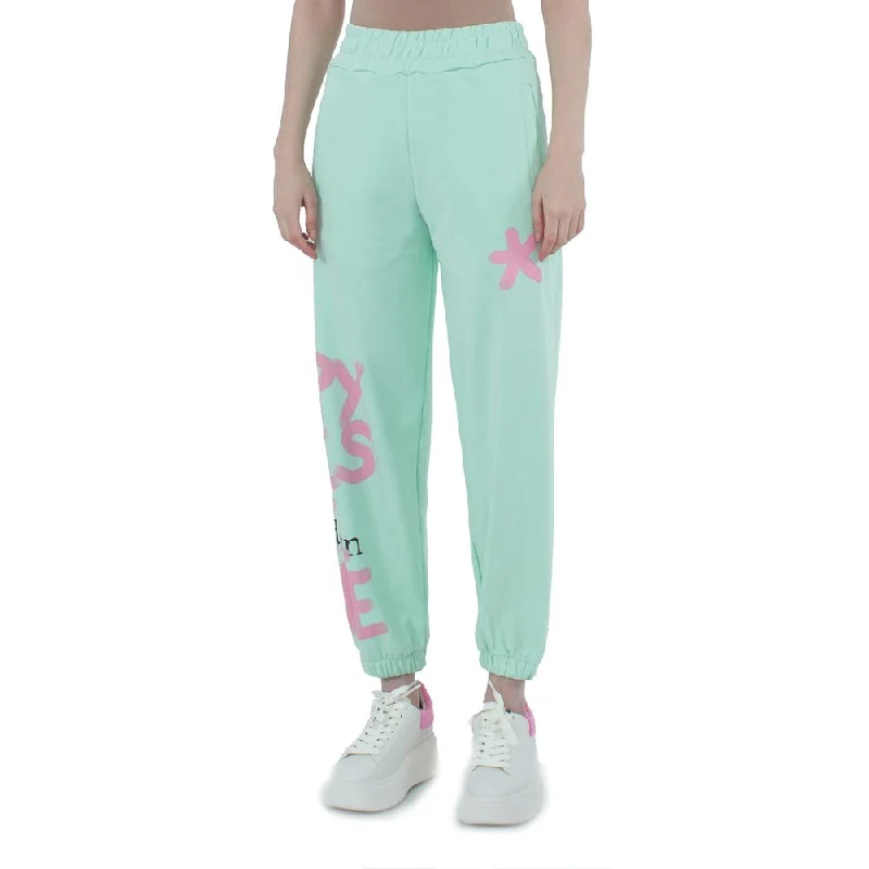 Comme Des Fuckdown Green Cotton Jeans & Pant