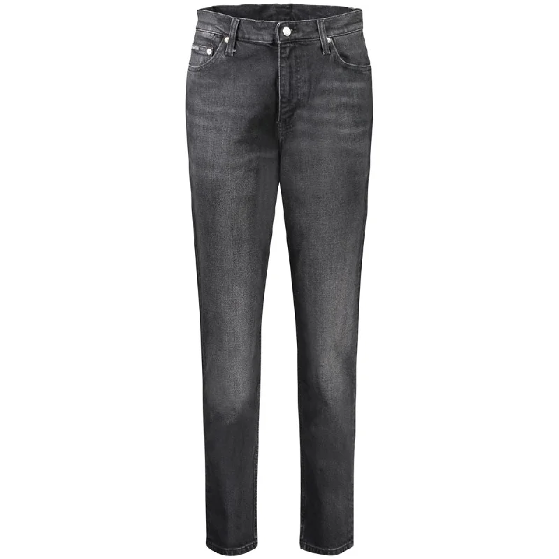 Calvin Klein Black Cotton Women Jeans