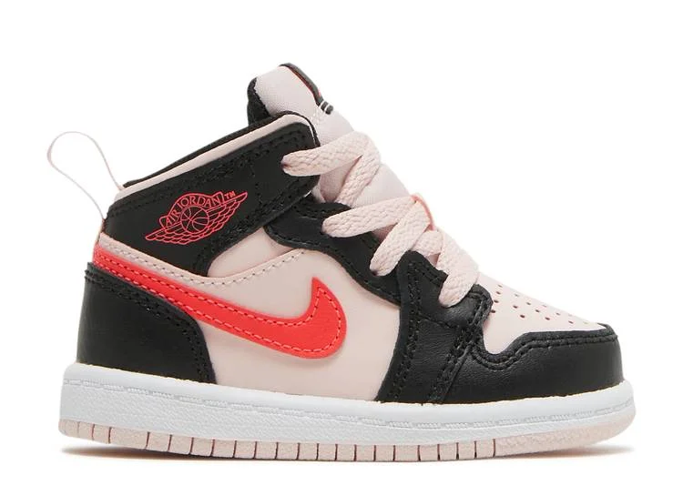 AIR JORDAN 1 MID TD 'BLACK PINK CRIMSON'